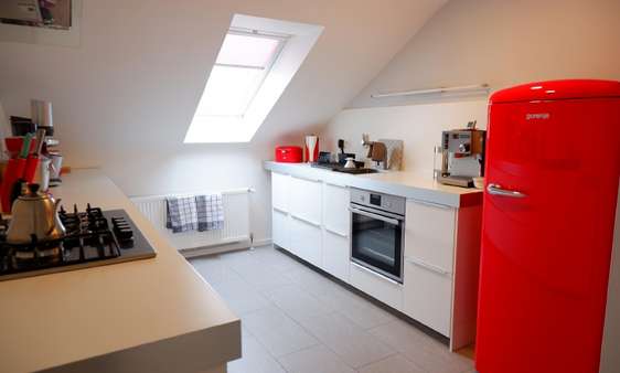 Küche - Dachgeschosswohnung in 53773 Hennef mit 91m² günstig kaufen