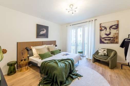 Schlafzimmer - Etagenwohnung in 50668 Köln - Neustadt-Nord mit 129m² kaufen