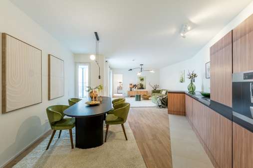 Wohn- und Essbereich - Etagenwohnung in 50668 Köln - Neustadt-Nord mit 129m² kaufen