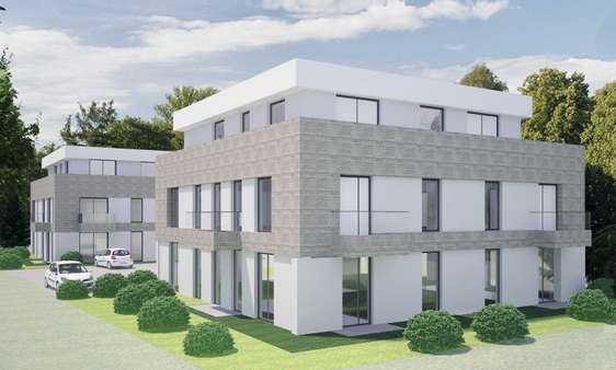 Ansicht Süd - Penthouse-Wohnung in 50999 Köln - Sürth mit 134m² kaufen