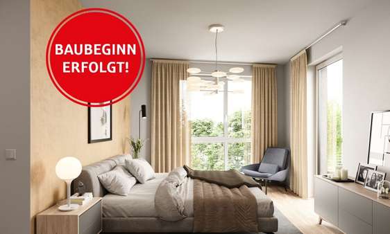 Beispiel-Schlafraum - Erdgeschosswohnung in 53225 Bonn - Beuel mit 104m² kaufen