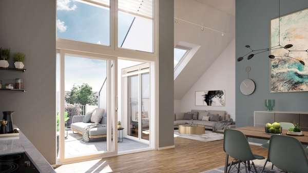 Wohnbeispiel Penthouse - Etagenwohnung in 50968 Köln - Marienburg mit 85m² kaufen