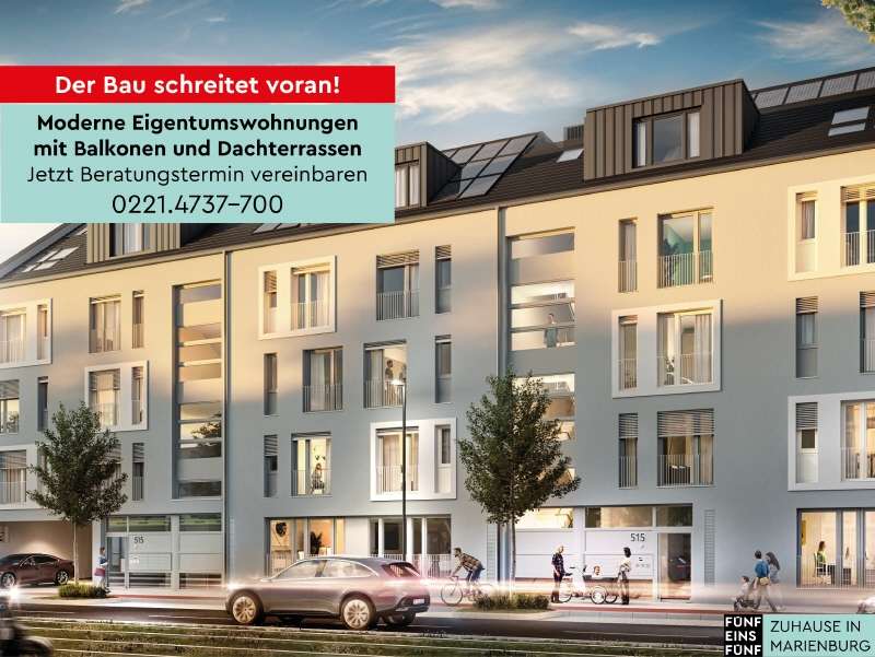 Der Bau schreitet voran! - Etagenwohnung in 50968 Köln - Marienburg mit 85m² kaufen