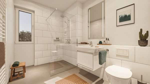 Beispiel Bad - Maisonette-Wohnung in 50968 Köln - Marienburg mit 59m² kaufen