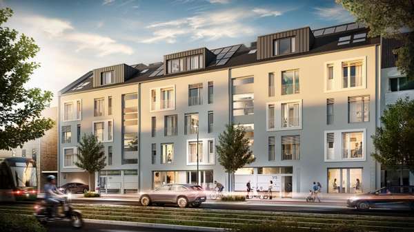 Straßenansicht - Maisonette-Wohnung in 50968 Köln - Marienburg mit 59m² kaufen