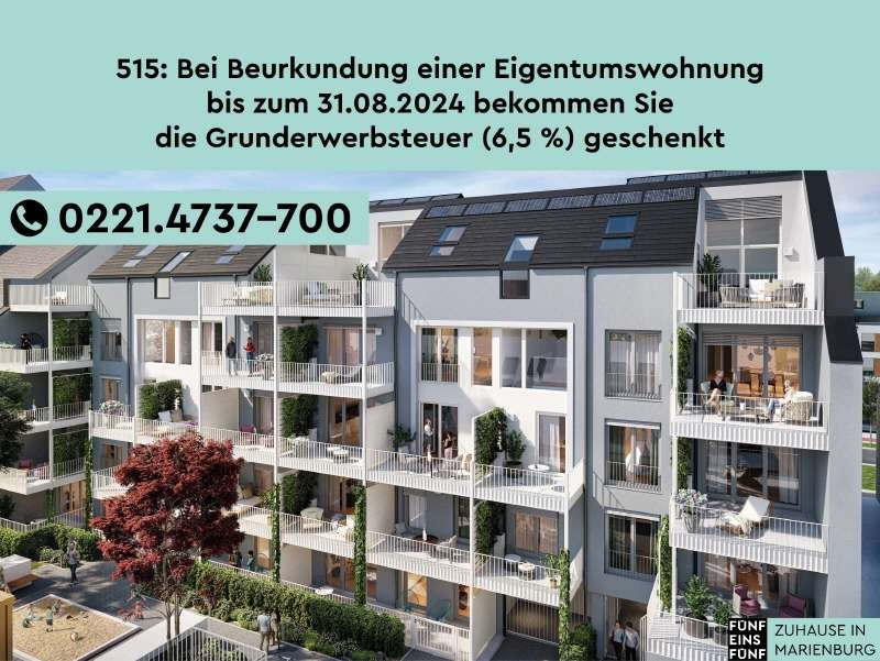 515_Aktion - Maisonette-Wohnung in 50968 Köln - Marienburg mit 59m² kaufen