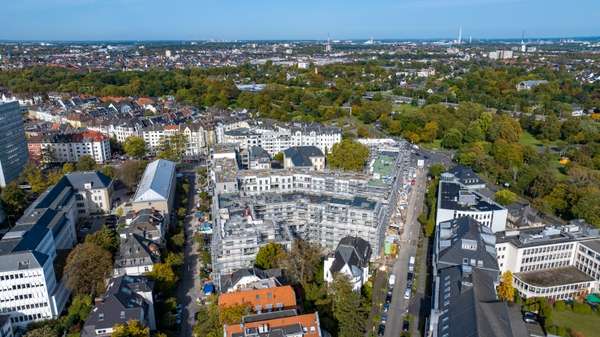 Luftaufnahme - Erdgeschosswohnung in 50668 Köln - Neustadt-Nord mit 48m² kaufen
