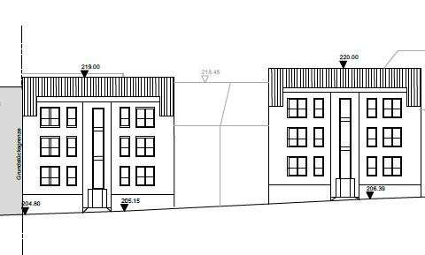 Ansicht Ost - Grundstück in 42651 Solingen - Zentrum mit 1306m² kaufen