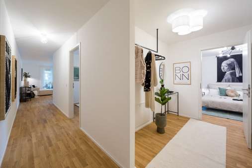 Musterwohnung_Diele - Erdgeschosswohnung in 53115 Bonn - Poppelsdorf mit 86m² kaufen