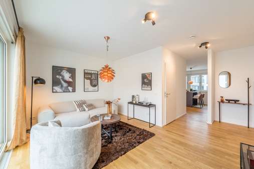 Constance_4.OG Offenes Wohnzimmer - Maisonette-Wohnung in 53115 Bonn - Poppelsdorf mit 85m² kaufen