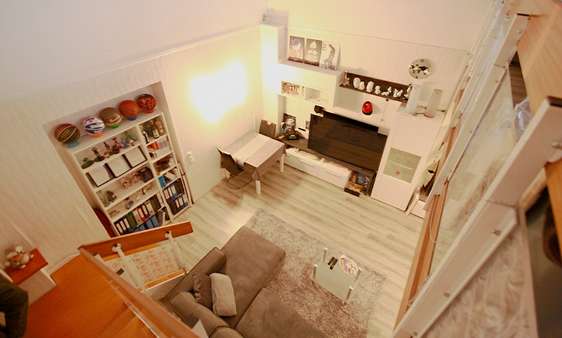 Wohnzimmer - Maisonette-Wohnung in 53332 Bornheim - Hersel mit 60m² kaufen