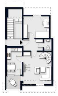 Grundriss 1. DG Grundriss 1. DG - Maisonette-Wohnung in 88299 Leutkirch im Allgäu mit 65m² kaufen