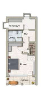 Grundriss Untergeschoss - Wohnung in 88276 Berg mit 126m² günstig kaufen