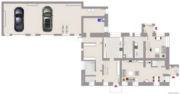 Grundriss Erdgeschoss - Mehrfamilienhaus in 45529 Hattingen mit 258m² kaufen