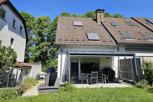 Gartenansicht - Reiheneckhaus in 45525 Hattingen mit 111m² kaufen
