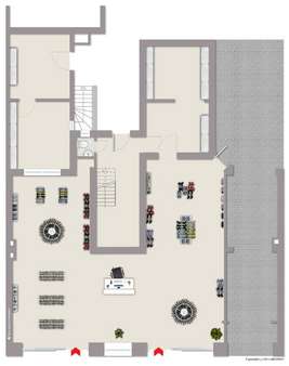 Grundriss Erdgeschoss - Wohn- / Geschäftshaus in 45525 Hattingen mit 412m² kaufen