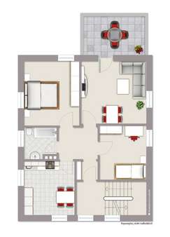 Grundriss Obergeschoss - Mehrfamilienhaus in 45549 Sprockhövel mit 216m² kaufen