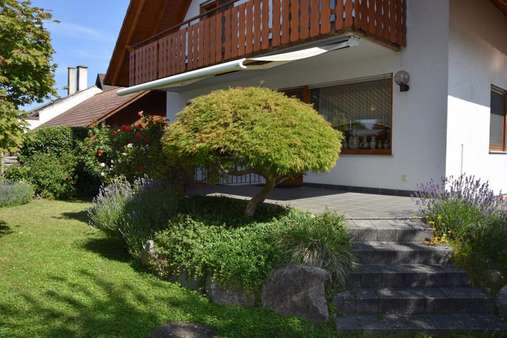 Garten/ Terrasse - Einfamilienhaus in 79258 Hartheim am Rhein mit 115m² kaufen