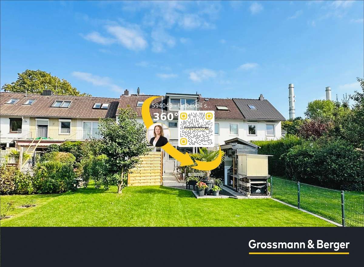 Gartenansicht - Reihenmittelhaus in 22880 Wedel mit 96m² kaufen