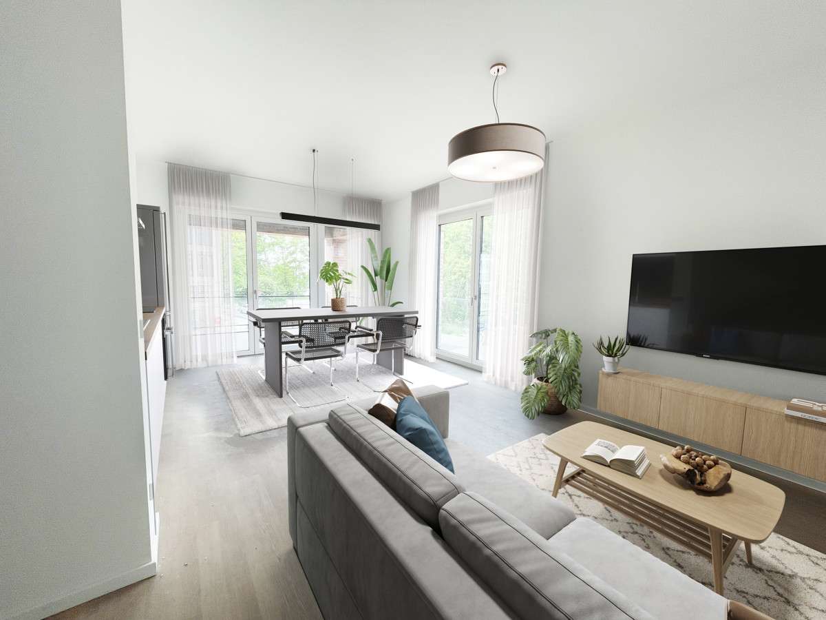 Wohnen (teilvisualisiert) - Etagenwohnung in 23570 Lübeck-Travemünde mit 63m² kaufen
