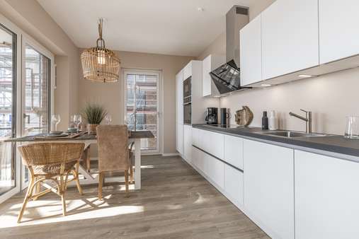 Küche/Essbereich - Etagenwohnung in 23570 Lübeck-Travemünde mit 111m² kaufen