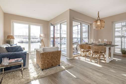 Wohn-/Essbereich - Etagenwohnung in 23570 Lübeck-Travemünde mit 111m² kaufen