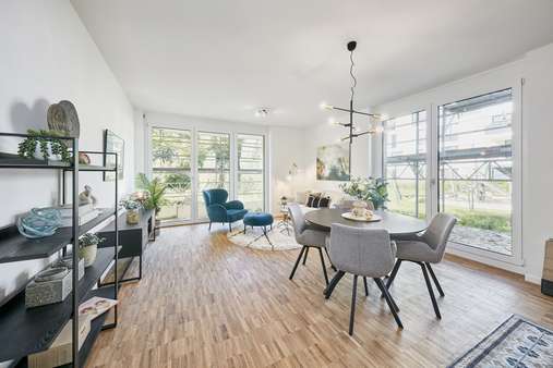 Wohnzimmer 1 - Etagenwohnung in 25421 Pinneberg mit 65m² kaufen