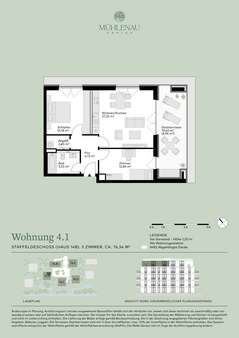 595821-doc1#H14B_Whg 41_Grundriss Mühlenau Gärten - Etagenwohnung in 25421 Pinneberg mit 76m² kaufen