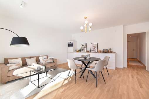 Wohn-Esszimmer_1 - Etagenwohnung in 20539 Hamburg / Rothenburgsort mit 85m² kaufen