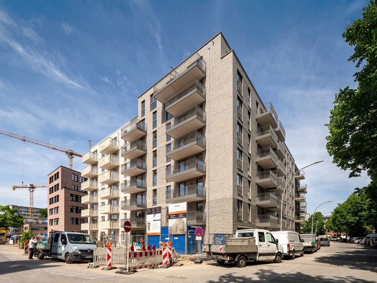Rodenborg_Straßenansicht_1 - Etagenwohnung in 20539 Hamburg / Rothenburgsort mit 80m² kaufen