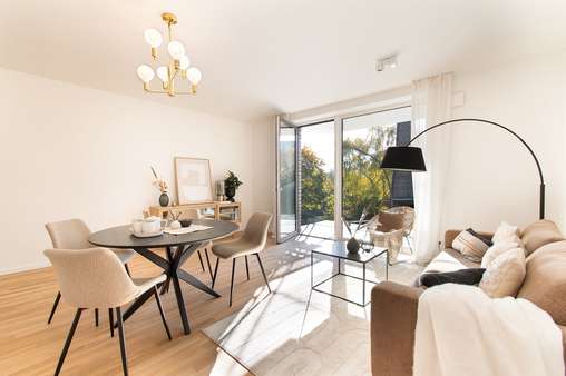 Wohn-Esszimmer_2 - Etagenwohnung in 20539 Hamburg / Rothenburgsort mit 71m² kaufen