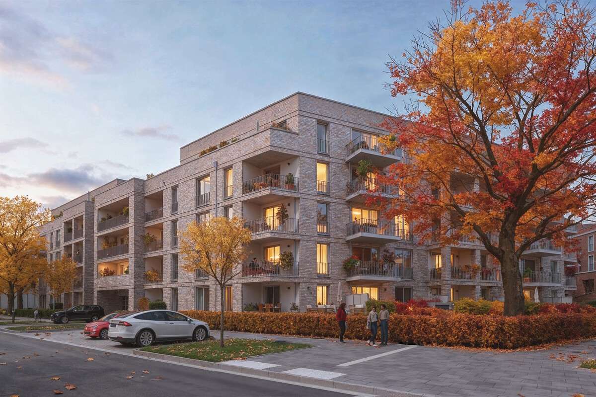 Außenansicht_Herbst Außenansicht_Herbst - Etagenwohnung in 22453 Hamburg / Groß Borstel mit 129m² kaufen