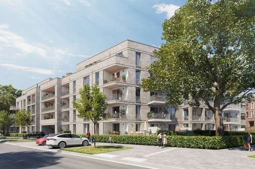 Außenansicht_Emma+August - Maisonette-Wohnung in 22453 Hamburg / Groß Borstel mit 100m² kaufen