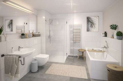 Vollbad_Emma+August - Maisonette-Wohnung in 22453 Hamburg / Groß Borstel mit 100m² kaufen