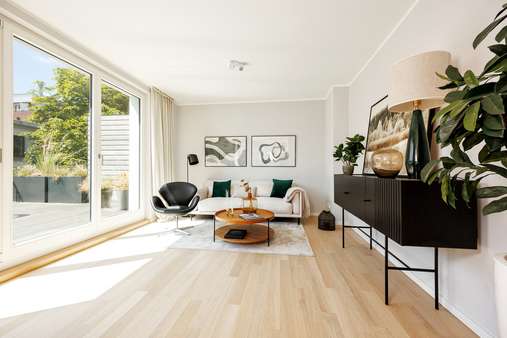 Wohnung 14 Wohnzimmer - Penthouse-Wohnung in 22299 Hamburg mit 80m² kaufen