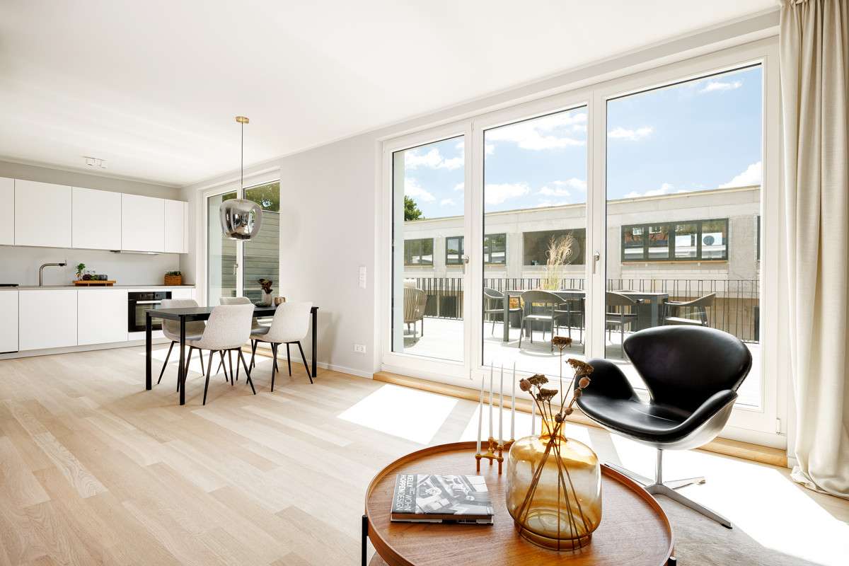 Wohnung 14 Wohn-Esszimmer Küche - Penthouse-Wohnung in 22299 Hamburg mit 80m² kaufen