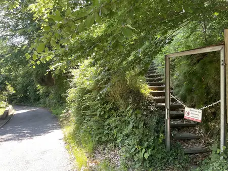 Plateau Grundstück mit Altbestand