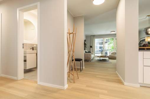 Hofgarten Winterhude - Etagenwohnung in 22299 Hamburg mit 58m² kaufen