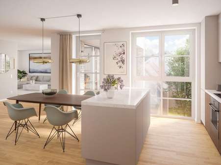 Eigentumswohnungen_Küche_Schanzenkind - Maisonette-Wohnung in 20357 Hamburg mit 129m² kaufen