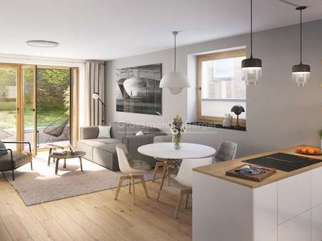 Stadthäuser_Wohnzimmer_Schanzenkind - Maisonette-Wohnung in 20357 Hamburg mit 129m² kaufen