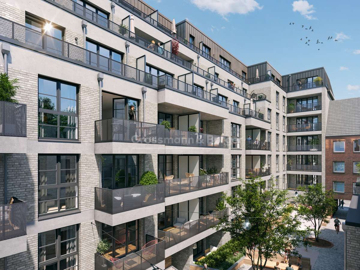 Hofansicht_Eigentumswohnungen_Schanzenkind - Maisonette-Wohnung in 20357 Hamburg mit 129m² kaufen