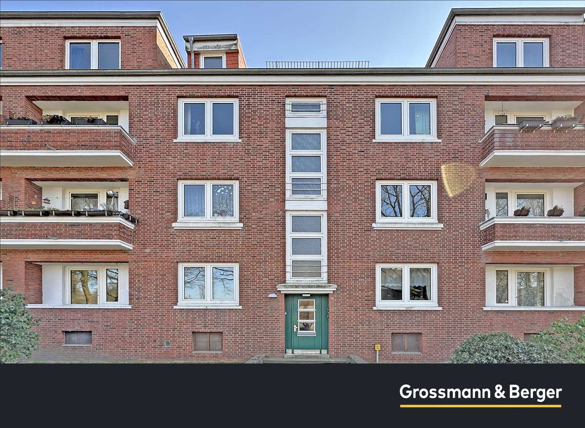 Außenansicht - Erdgeschosswohnung in 22335 Hamburg mit 84m² kaufen