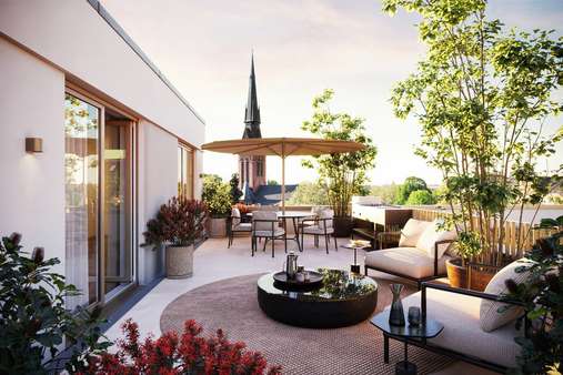 Dachterrasse - Erdgeschosswohnung in 20259 Hamburg / Eimsbüttel mit 85m² kaufen