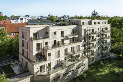 Nordfassade - Erdgeschosswohnung in 20259 Hamburg / Eimsbüttel mit 85m² kaufen