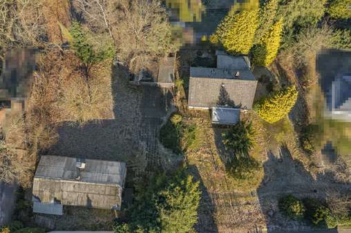von oben - Grundstück in 21244 Buchholz mit 585m² kaufen
