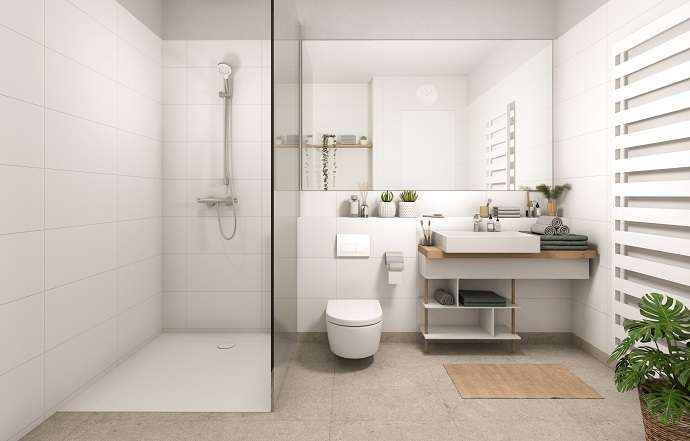 Badezimmer - Erdgeschosswohnung in 25421 Pinneberg mit 101m² kaufen