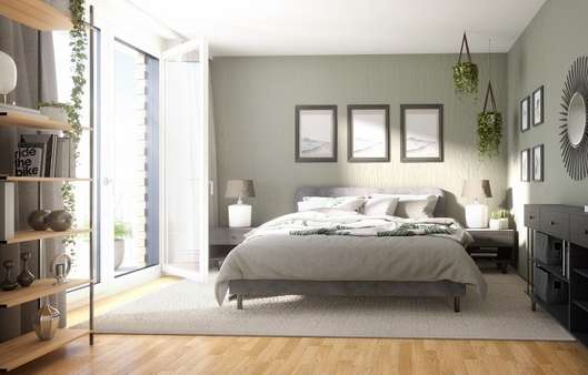 Schlafzimmer - Etagenwohnung in 25421 Pinneberg mit 90m² kaufen
