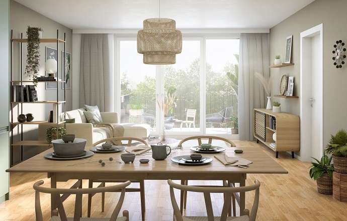 Wohnzimmer - Etagenwohnung in 25421 Pinneberg mit 90m² kaufen