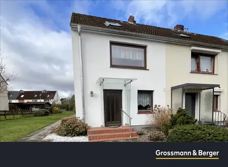 Reihenendhaus auf großem Grundstück