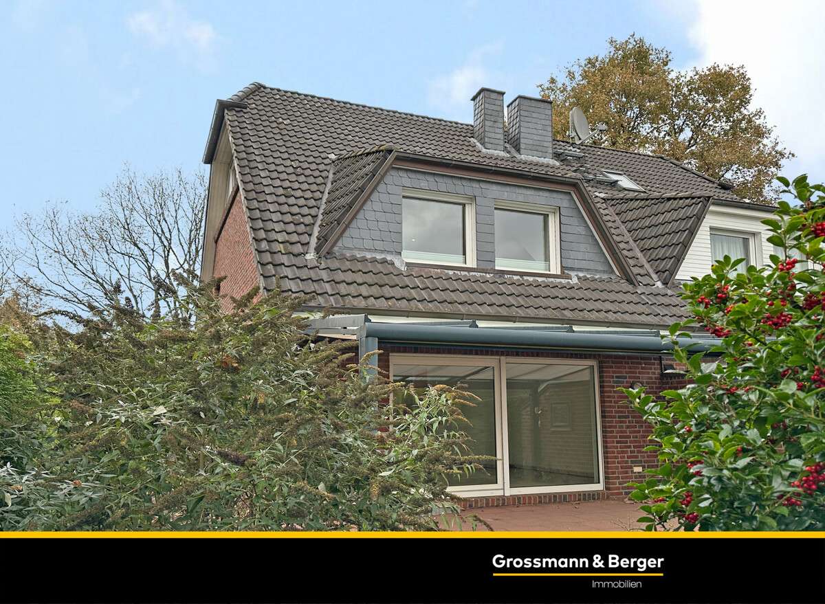 Rückansicht - Doppelhaushälfte in 22844 Norderstedt mit 104m² kaufen